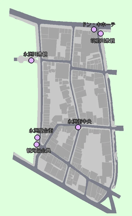 Fukuoka — Nagasugai (Tourism rep: S Nagasugawa St.) location map